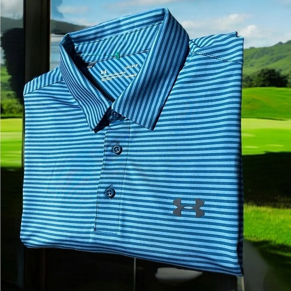 Under Armour Golf Polo Men’s size LARGE - Picture 1 of 7